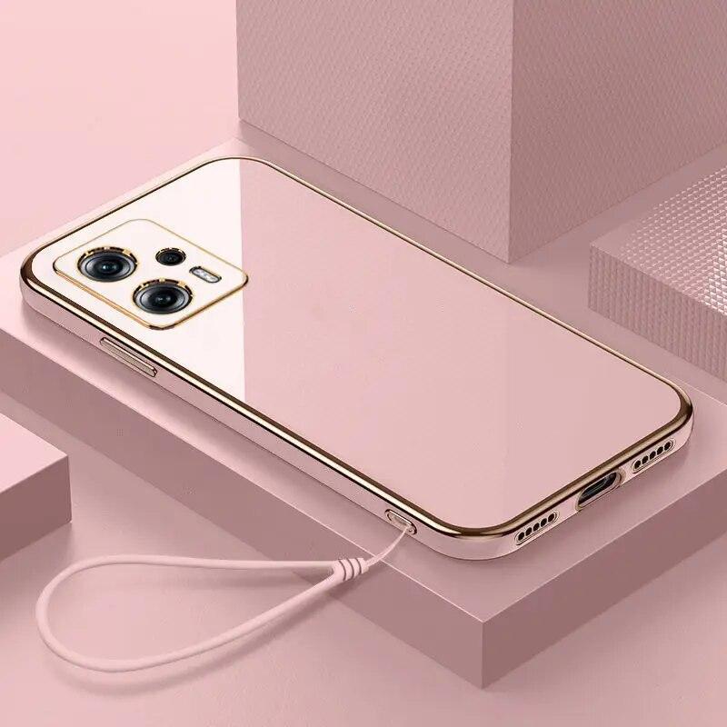 Чехол для Motorola G23 Moto G13 G73 G53 G84 G54 G60 G60S G20 G30 G10, роскошный чехол для телефона с квадратным покрытием, противоударная задняя крышка