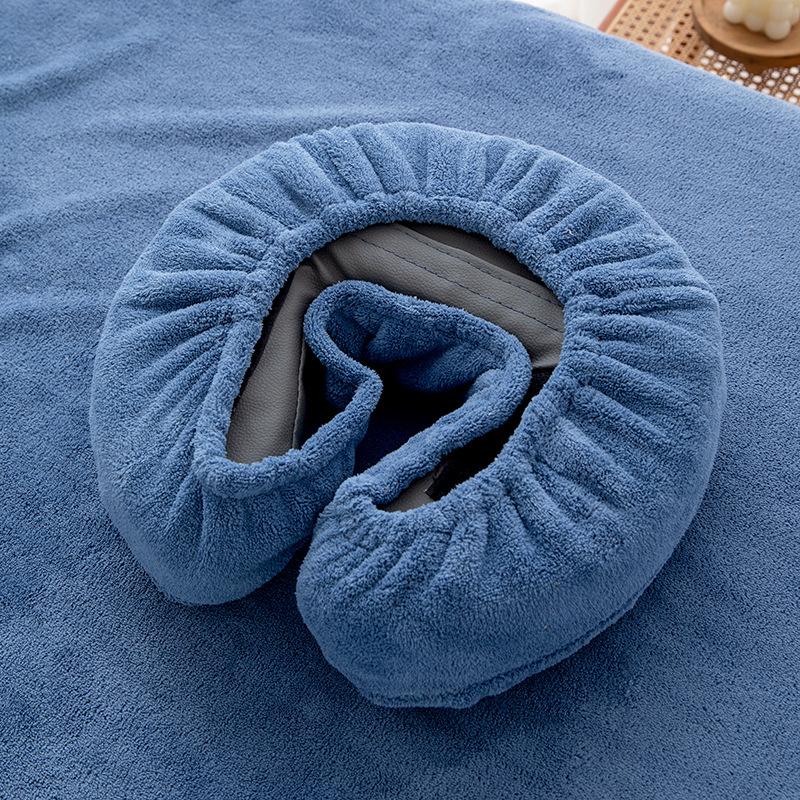 37U-shape Pillow Covers Reusable Massage Face Rest Cradle Covers Pillowcase for Spa Salon Neck Pillow Support Cover Beauty Tools