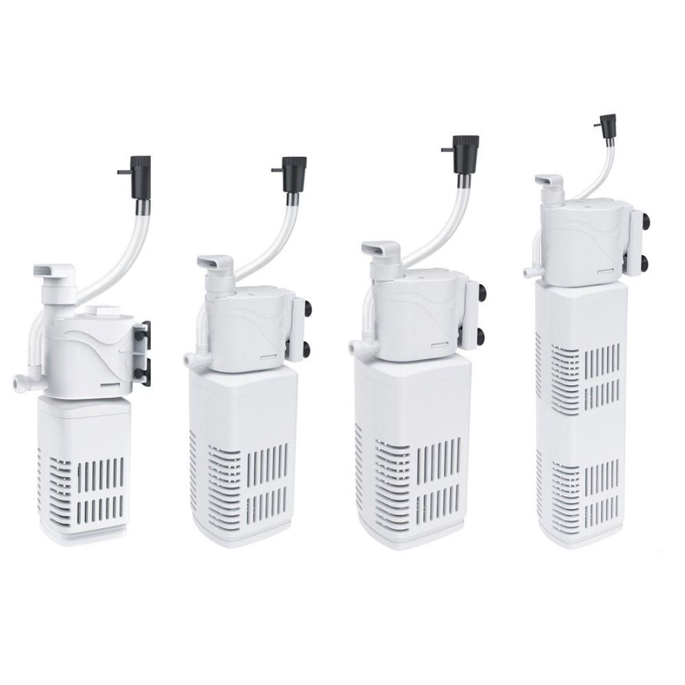 Фильтрация Фильтр для аквариума Бесшумный аэратор кислорода воздуха 3 в 1 Фильтр для аквариума для аквариума