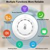 Tuya WiFi Temperature and Humidity Sensor Smoke Detector Protection Alarm Smoke House Combination Firefighters