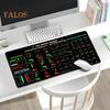 Large Gaming Mouse Pad with Stitched Edge Wear Resistant Waterproof Non-Slip Rubber Base Mouse Keyboard Rubber Pad