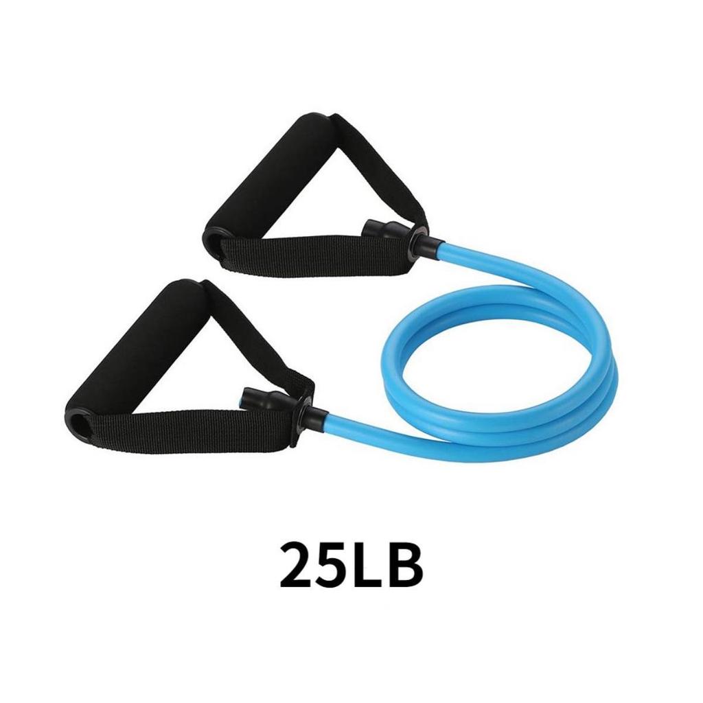 5 Levels Resistance Bands with Handles Yoga Pull Rope Elastic Fitness Exercise Tube Band for Home Workouts Strength Training