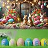 Cartoon Easter Photography Backdrop 180*110cm Easter Hanging Banner  Photography Props