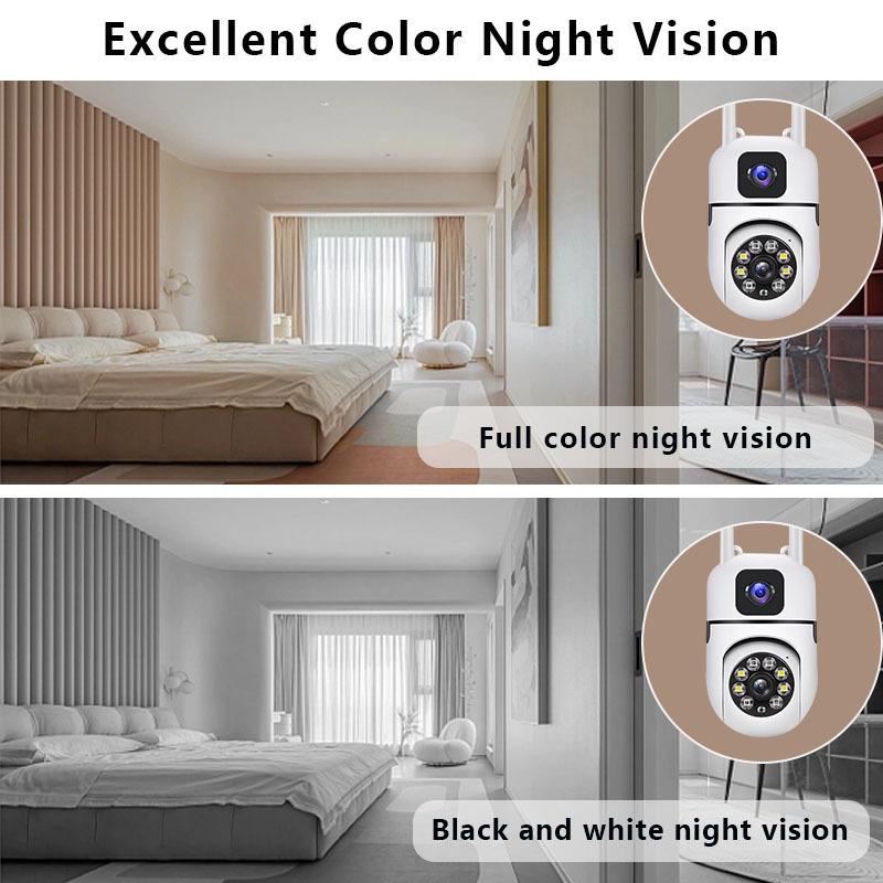 V380Pro Indoor 4MP HD WiFi Surveillance Camera with Night Vision & Voice Intercom