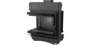 Чугунный камин KRATKI MAJA DECO левый 8 кВт Ø 150