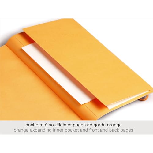 Блокнот Rhodia Rhodiarama Goal Book, A5, Точечная сетка, 240 страниц, Обложка из итальянской кожи, Розовый дым, CF117803