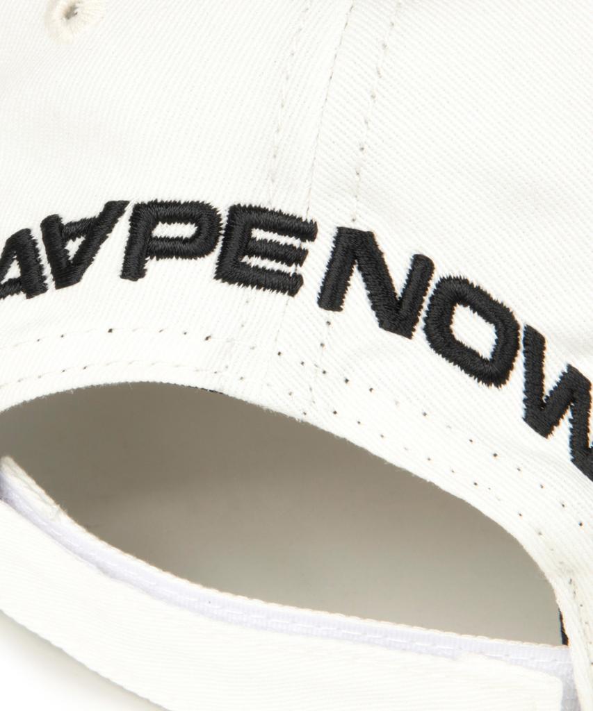 Кепка Eipeu Aape Now с логотипом Moonface Белая / Aapcpm5199Xxqivx