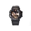 G-Shock Серия для молодежи Хип-хоп Стиль Супер Магнитостойкий Вращающийся Переключатель Водонепроницаемые Спортивные Кварцевые Часы Ремешок из Смолы Мужские часы Золотой GA-400GB-1A4