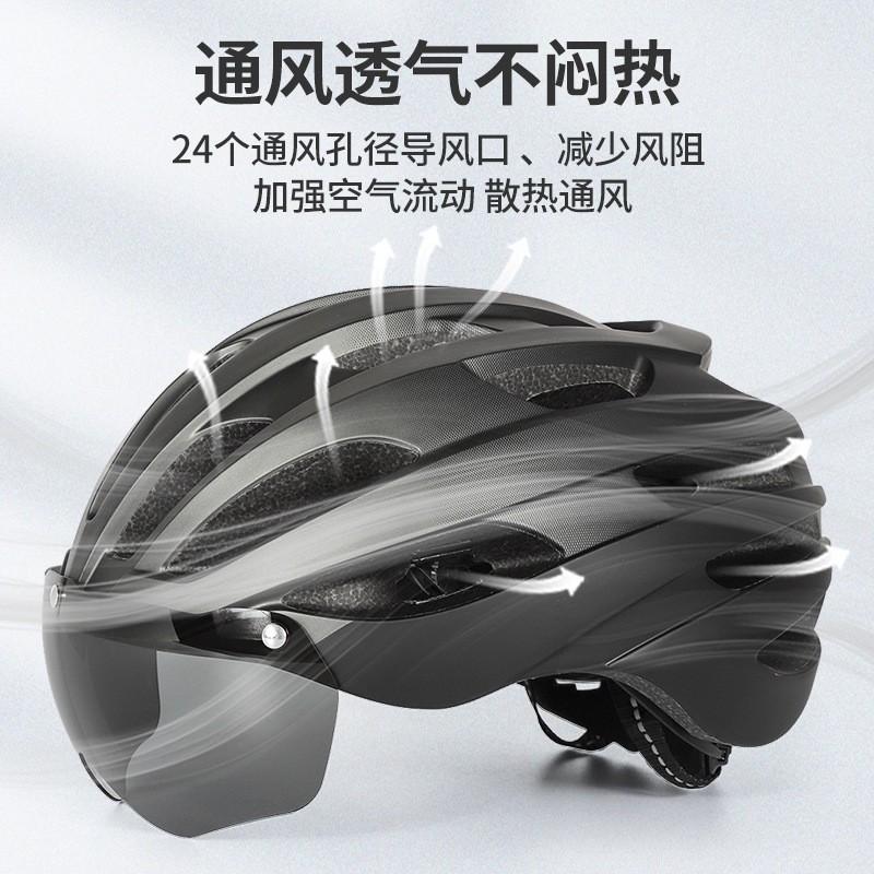 Unisex Bicycle Helmet Mountain Road Cycling Full Molded EPS PC Safety Headgear With Adjustable Fit Optional