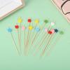 100Pcs/Bag Bamboo Stick Fruit Stick Cocktail Sticks Food Picks Party Decor