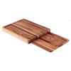 Tramontina Churrasco Cutting Board & Storage Tray, Teak Wood, 40cm X 30cm, Antibacterial Treatment, Natural Wood Meat Tray, Convenient Cooking, Wooden
