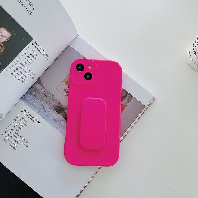 Неоновый флуоресцентный цветной чехол-подставка для телефона для Iphone 13 12 11 Pro Xr X Xs Max Роскошный милый милый мягкий чехол на заднюю панель