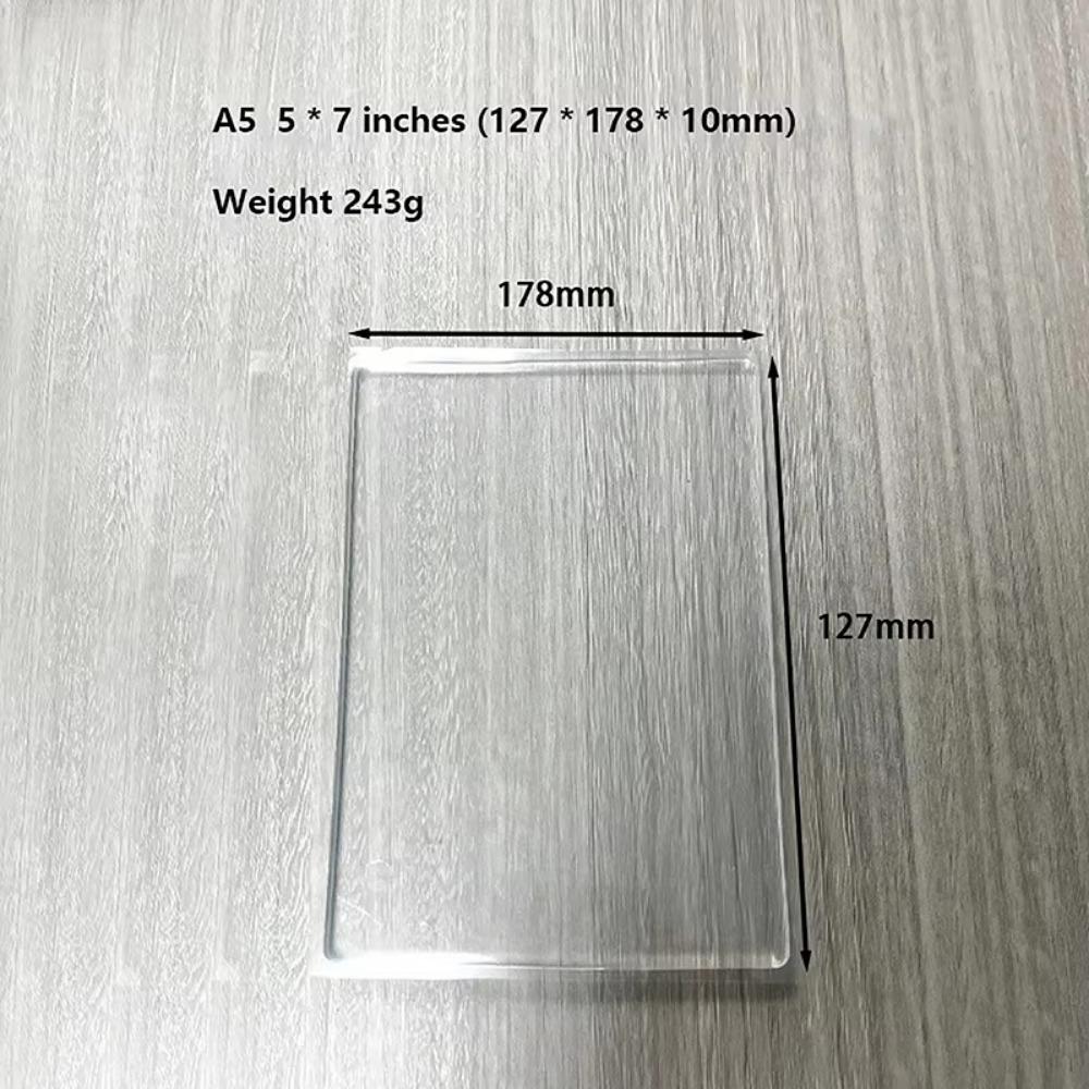 Прозрачная гелевая печатная пластина Силиконовый гель Искусство Прозрачная пластина Новая гелевая пластина Скрапбукинг Искусство