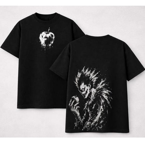 2026 Summer Hot Sale Anime Death Note Ryuk Shirt Unisex Vintage Top Y2K Gothic Cotton Oversized T-shirt Hip Hop Streetwear Tee