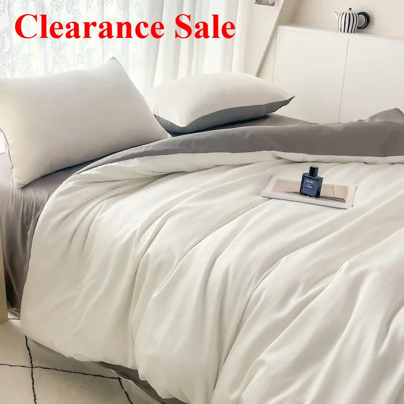 2025 Летнее прохладное одеяло из ледяного шелка однотонное размер Твин/Фулл/Квин/Кинг