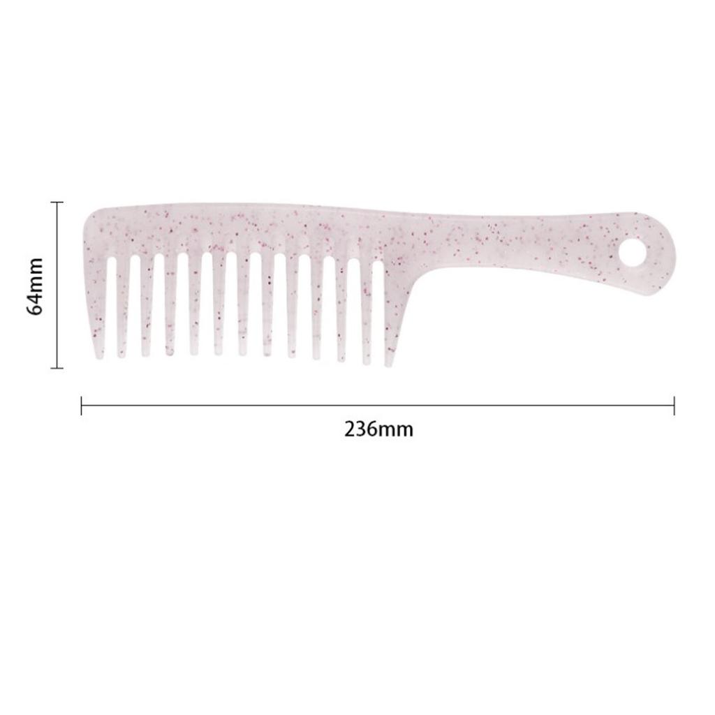 Durable Wide Tooth Comb 3PCS Set for Detangling Wet and Dry Hair Styling Tool with Comfortable Grip All Hair Types