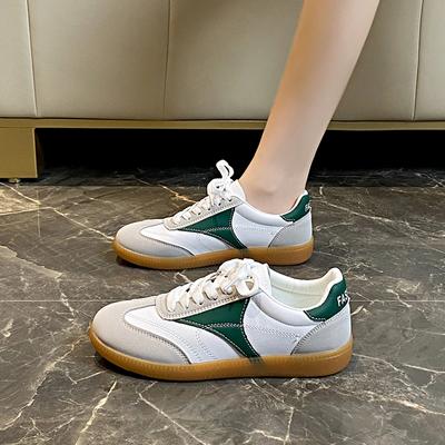 Модные повседневные кроссовки 2024 Удобные женские кроссовки больших размеров на шнуровке Женская спортивная обувь Модная нескользящая весенне-осенняя женская обувь