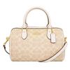 Coach Bag FCV961 CV961 Sand X Chalk Signature Coated Canvas Rowan Satchel (Shoulder Bag) Women's [Outlet Product] [Brand] [Item]