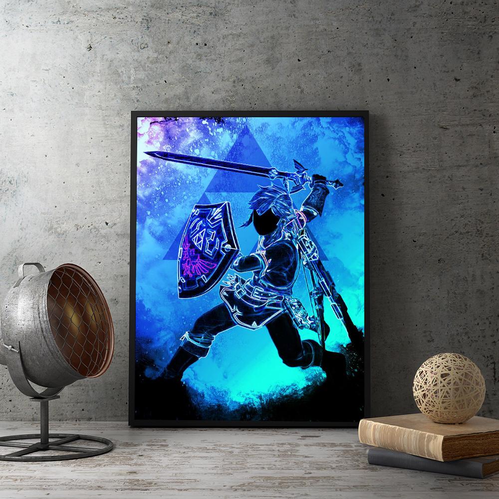 Watercolor Canvas Painting Posters and Prints Wall Art Pictures for Living Room Decoration No Frame