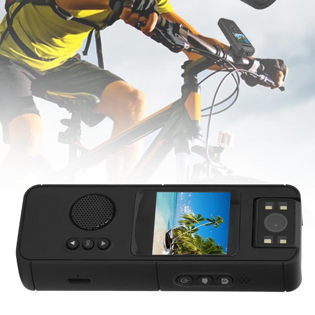 Носимая камера с аудио- и видеозаписью FHD 1080F Type C, вращение на 180 градусов, защита от сотрясений