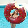 Adult Swim Ring Inflatable Strong Buoyancy Doughnut Shape Water Entertainment Summer Water Park