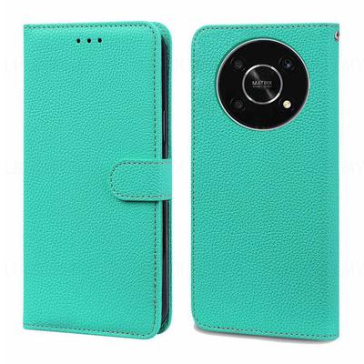 Кожаный чехол-книжка с текстурой личи для Honor 400 Pro Magic 7 Lite X9C Smart X5B X8C X7D X9D Huawei Nova Y73 Y63 13 13i Чехол-бампер с кошельком