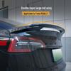 Tesla Model 3 Double-Layer Large Rear Spoiler Modification Accessory