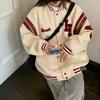 Coat Baseball Bomber Jacket Loose Retro Women Tops Harajuku Plus Size Plush Jackets Streetwear