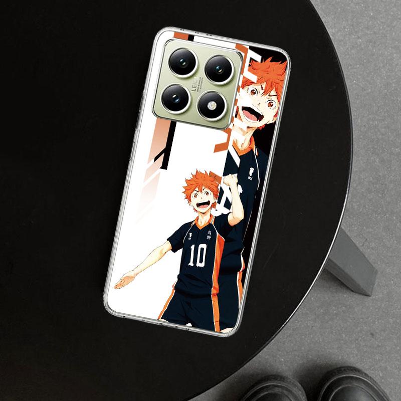 Чехол для телефона Anime Haikyuu Школьный волейбол для Xiaomi Redmi Note 15 14 13 12 11 Pro Plus 14S 12S 11S 11T 11E 10S 10 На заказ