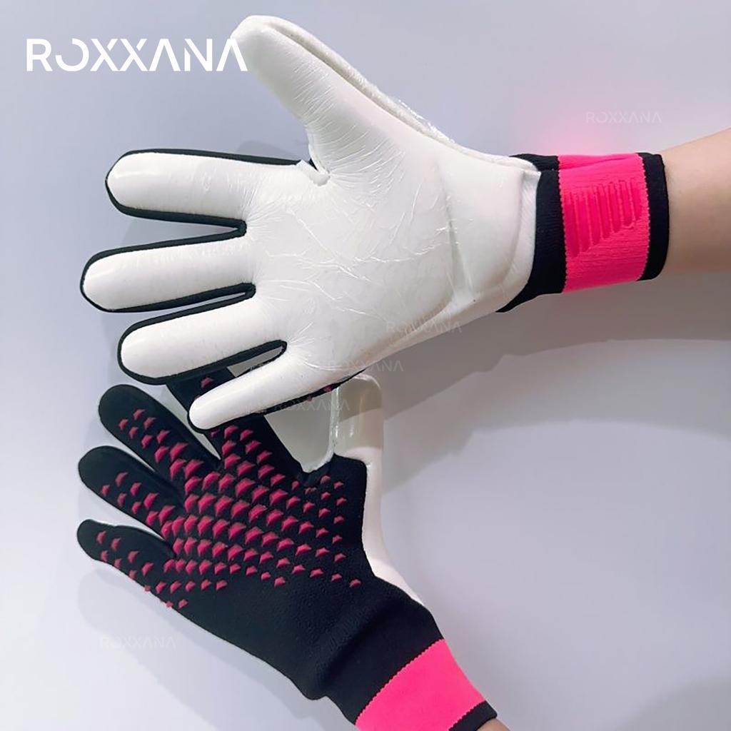 ROXXANA Взрослые Детские Футбольные Вратарские Перчатки Дышащие Противоскользящие Спортивные Перчатки Тренировочные Матчи Защита Запястья Футбольные Перчатки