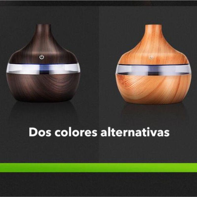 Электрический увлажнитель воздуха Диффузор для эфирных масел Ультразвуковой Под дерево USB Мини-распылитель Светодиодная подсветка