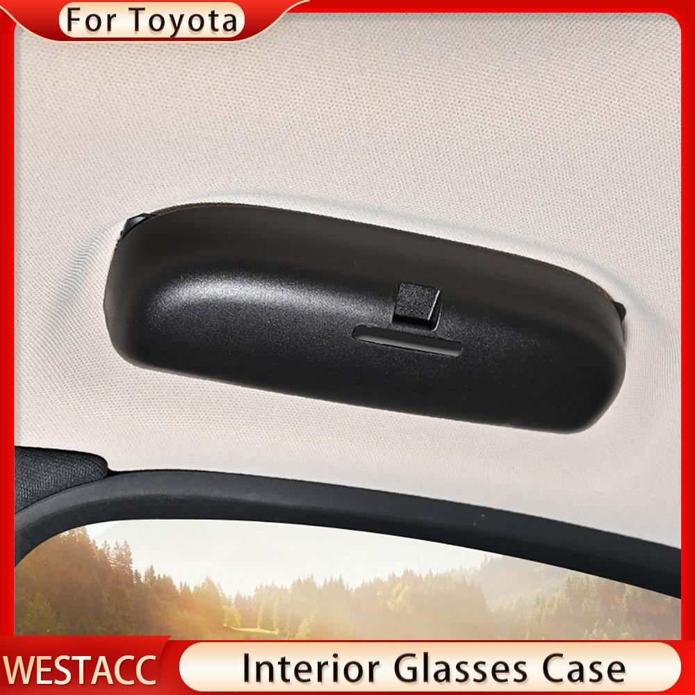 Чехол для автомобильных очков для Toyota Corolla C-HR CHR RAV4 Camry Prius Reiz Venza Highlander Prado Sequoia 2014-2022