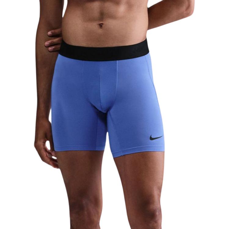 Nike Логотип Спортивные шорты с трехчетвертной длиной Slim Fit Мужские шорты Цвет: Синий Комета FB7958-411