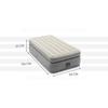 INTEX Matelas PRIME COMFORT FIBER TECH 99x191 - Gonflable - Fermeté réglable - 51 cm - Electrique - 1 personne
