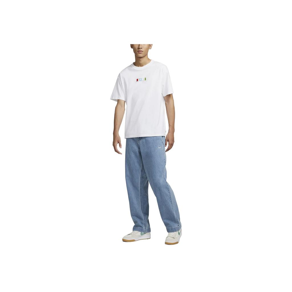 Nike Джинсы мужские прямые с логотипом, синие DV8918-493