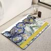 Впитывающий нескользящий коврик для пола в ванной комнате, мягкий коврик для ног с диатомовой грязью, коврик для туалета, коврик для двери туалета