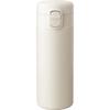 Wahei Freiz Dishwasher Safe Seamless Water Bottle Mug Bottle 350ml Ivory One-Touch Stopper Vacuum Insulated Bottle Thermal/Cold RH-1695