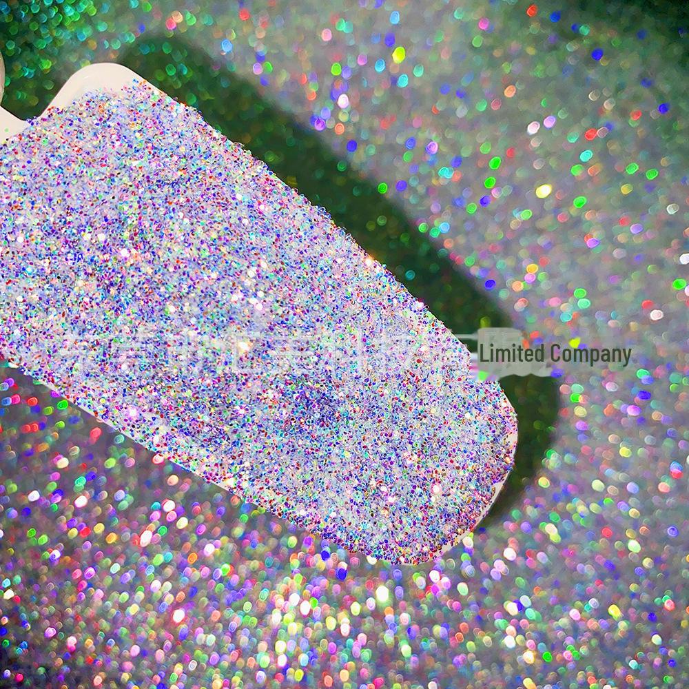 Пудра для ногтей Cross-Border Fine Flash Diamond Sea Salt, 50 г - фантазийный глиттер с эффектом зыбучих песков.