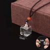 Новый Модный для Женщин Мужчин Кулон в виде Флакона Духов в форме Капли Воды Диффузор для Масла Флакон Ожерелье Ювелирное Изделие Подарок