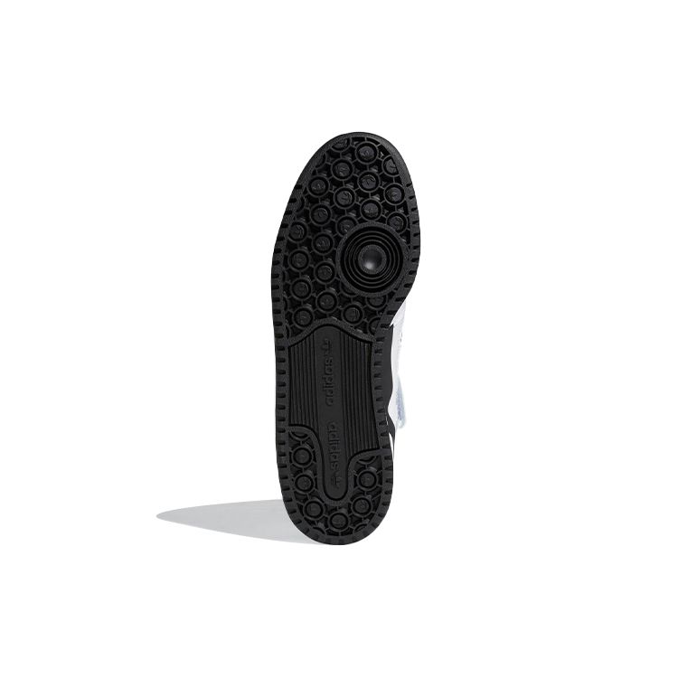 adidas Forum Mid White Black Black Кроссовки унисекс Cloud-White Core-Black FY7939