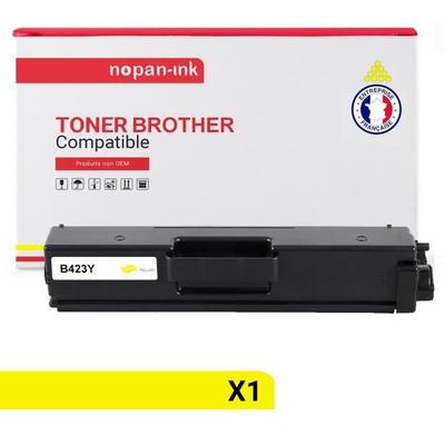 NOPAN-INK - Тонер x1 - TN423 TN 423 (желтый) - Совместимо для Brother HL-L8260CDW L8360CDW, MFC-L8690CDW L8900CDW, DCP-L8410CDW