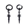 Silver No Pierced For Women Cross Korean Stud Earrings Men Ear Clips Ear Cuff Clip On Earrings