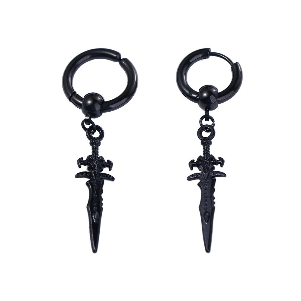 Silver No Pierced For Women Cross Korean Stud Earrings Men Ear Clips Ear Cuff Clip On Earrings
