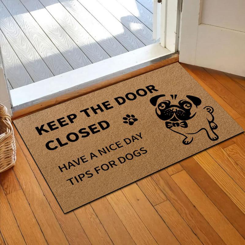 Имитация кокосового коричневого напольного коврика. Коврик для входной двери. Коврик для протирки пыли. Наружный напольный коврик. УФ-печать.