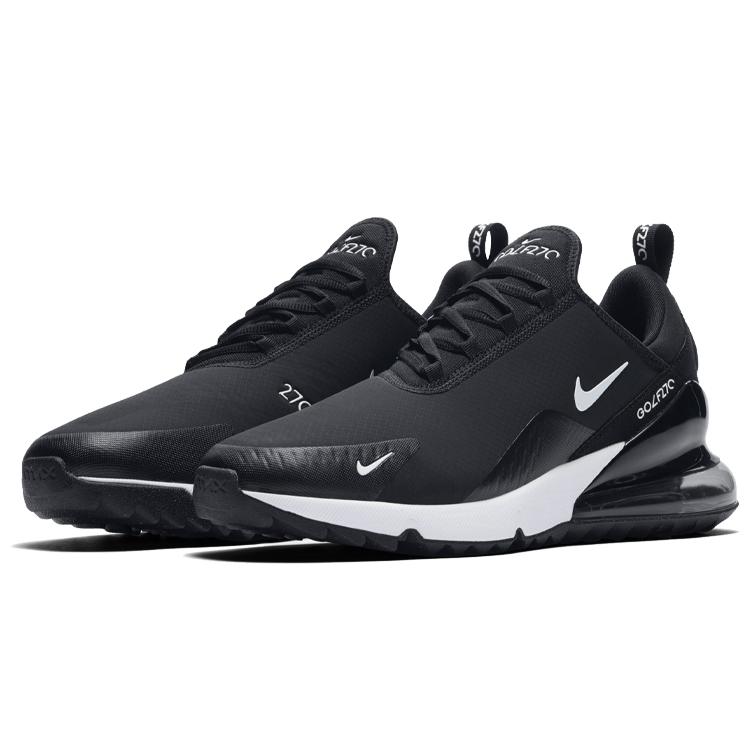 Nike Air Max 270 Golf 'Black White' (Unisex) Black / White / Hot Punch Running Shoes CK6483 001
