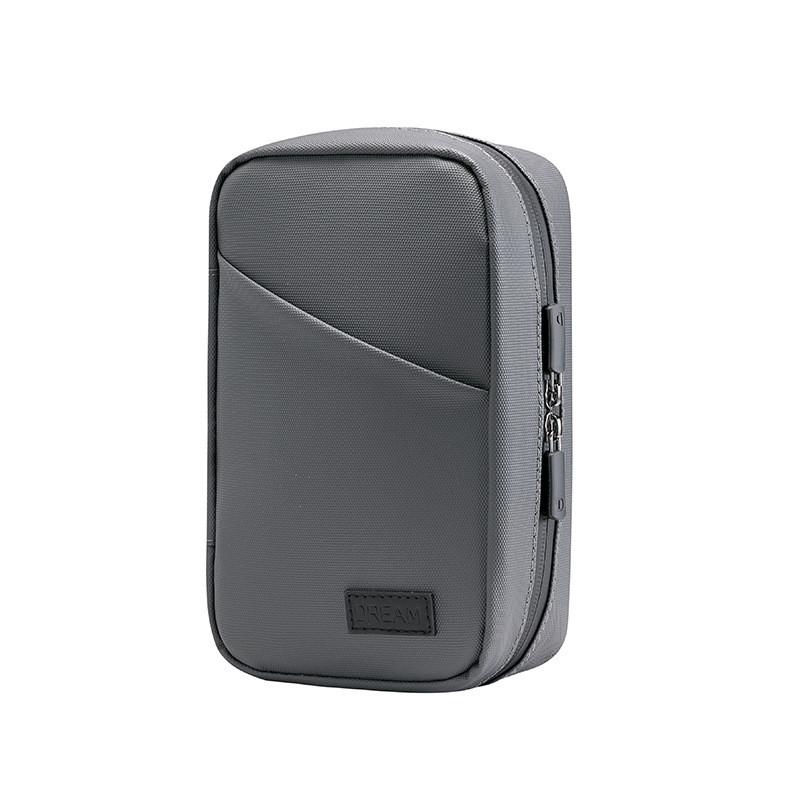 Digital Travel Storage Cube Pu Material Portable Data Cable And Charger Case