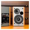 Edifier R1280DB Speaker Bluetooth Active Powered 4 Inch Precision Remote for 42W Wooden Brown V5.1 Built-in Amplifier, Bookshelf, Woofer,