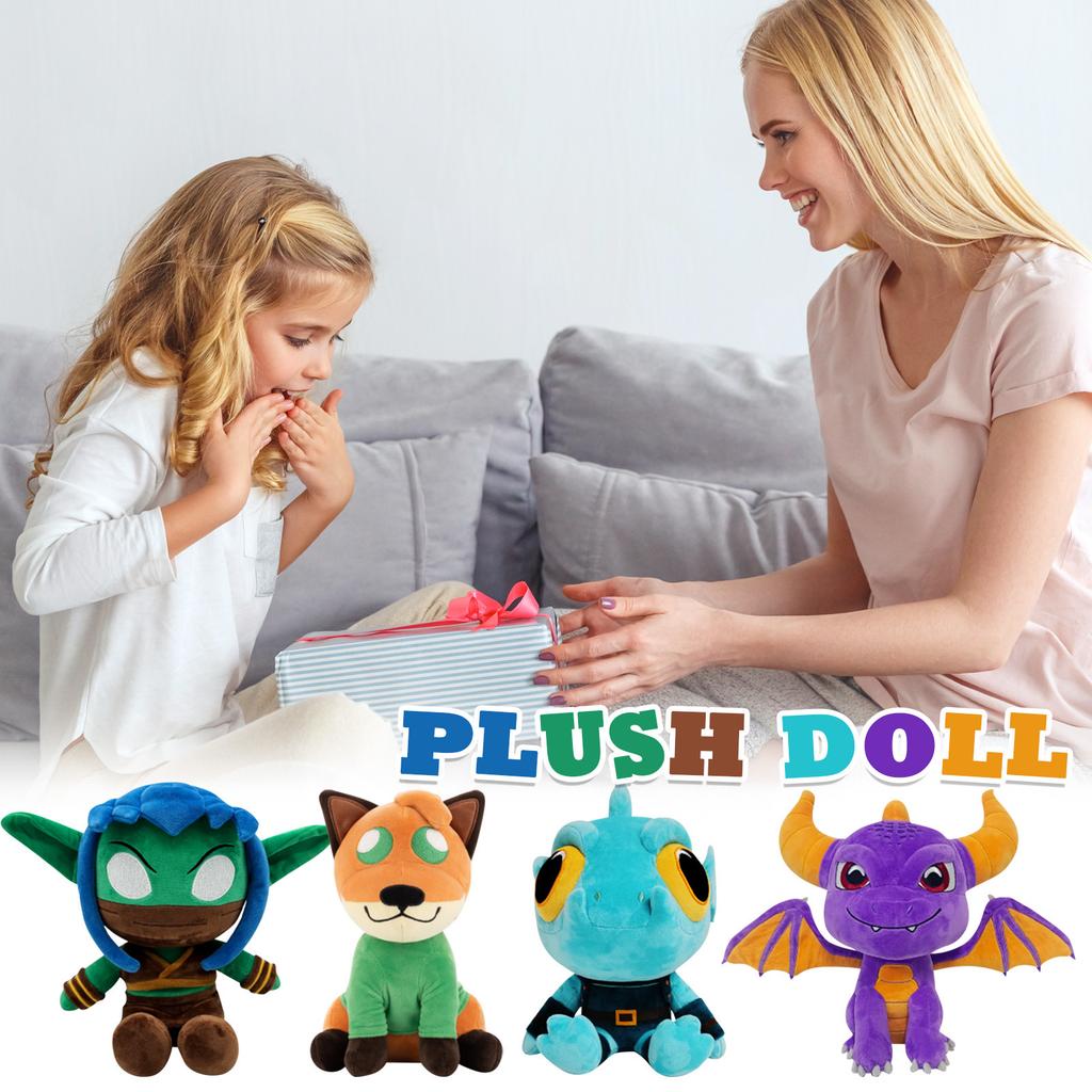 Плюшевая кукла, Игрушка в подарок, Мультфильм, Детская тряпичная кукла, Детская подарочная подушка(Нет стандарта)