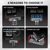 FLYMILE For DJI Osmo Action 6 / Nano Magnetic Quick Release Mount 360° Rotating Aluminum Alloy Base Dual Port Design