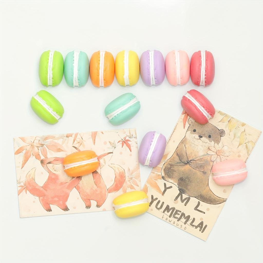 7 шт./набор Магнит на холодильник Японский макарон Мини-магнит на холодильник Цветной магнит Декоративное украшение для дома Украшение для кухни